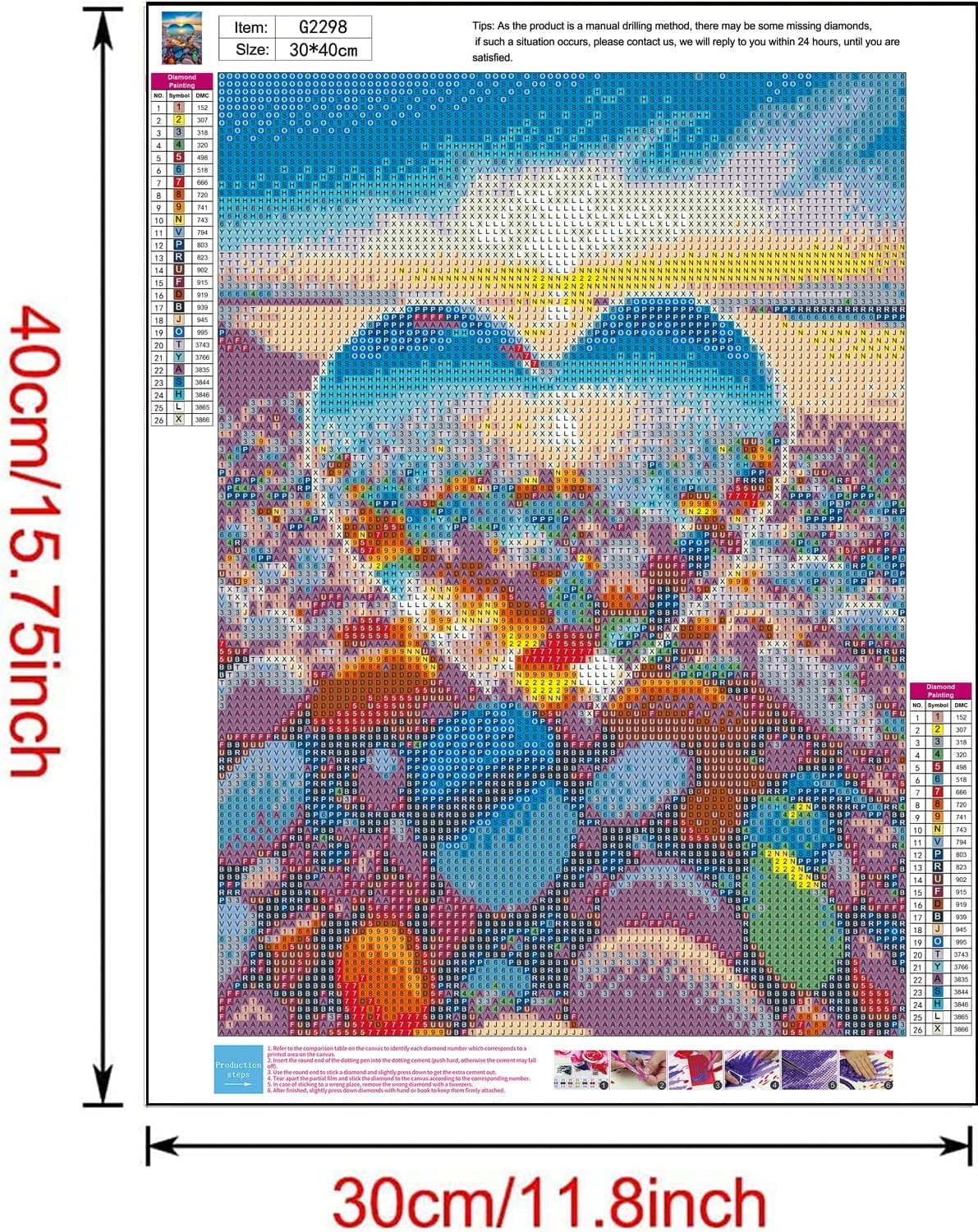 Clendo 12 Pack Diamond Painting Kits for Adults,5D Landscape Diamond Art Kit for Beginners, DIY Paint with Diamonds Round Full Drill Paintings Gem Art for Home Wall Decor Inch12X16 Clendo