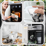 Boyiee Set of 6 Highland Cow Kitchen Towels Hello Heifers Tea Towels Absorbent Dish Towels 24 x 16 Inches Kitchen Gifts Just Who Loves Cow Hand Towels for Farmhouse Kitchen Bathroom Decorations Boyiee