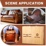 BUTUZE Leather Working Kit, Boxed Leather Tooling Kit, Leather Crafting Tool Kit, Cutting, Punching, Carving, Heavy Duty Leather Sewing Kit Professional Leather Working Tools and Supplies BUTUZE