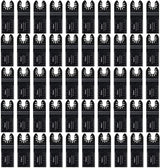 Diagtree Oscillating Saw Blades, Diagtree 50pcs Wood Universal Quick Release Oscillating Saw Blades Compatible with Fein Dremel Dewalt Craftsman Ridgid Makita Milwaukee Rockwell Ryobi, etc Diagtree