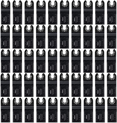 Diagtree Oscillating Saw Blades, Diagtree 50pcs Wood Universal Quick Release Oscillating Saw Blades Compatible with Fein Dremel Dewalt Craftsman Ridgid Makita Milwaukee Rockwell Ryobi, etc