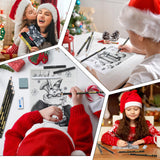 PANDAFLY 20-Piece Professional Sketch Pencil Set - Includes 4H to 14B Graphite Pencils, Charcoal Sticks, Vinyl Eraser, Kneaded Eraser, Sharpener, Blending Stump - Ideal for Artists and Beginners PANDAFLY