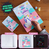 BONNYCO Paint by Numbers Kit for Kids Unicorns Pack 3 Canvas Paint by Number Canvas Framed Pre Drawn, Unicorn Gifts for Girls | Arts and Kids Crafts 4-6 8-12, Pintar por Numeros | Unicorn Craft BONNYCO