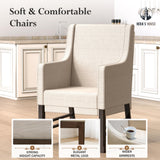 HERA'S HOUSE 7-Piece Indoor/Outdoor Dining Set for 6-64" Rust-Resistant Metal Table & 4.7" Cushioned Chairs, All-Weather Patio and Dining Room Furniture for Deck Kitchen Garden Backyard HERA'S HOUSE