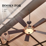 MELLCOM 12'x20' Hardtop Gazebo with Polycarbonate Double Roof, Aluminum Frame Outdoor Gazebo Permanent Pavilion with Curtains and Netting for Patio, Lawn & Garden MELLCOM