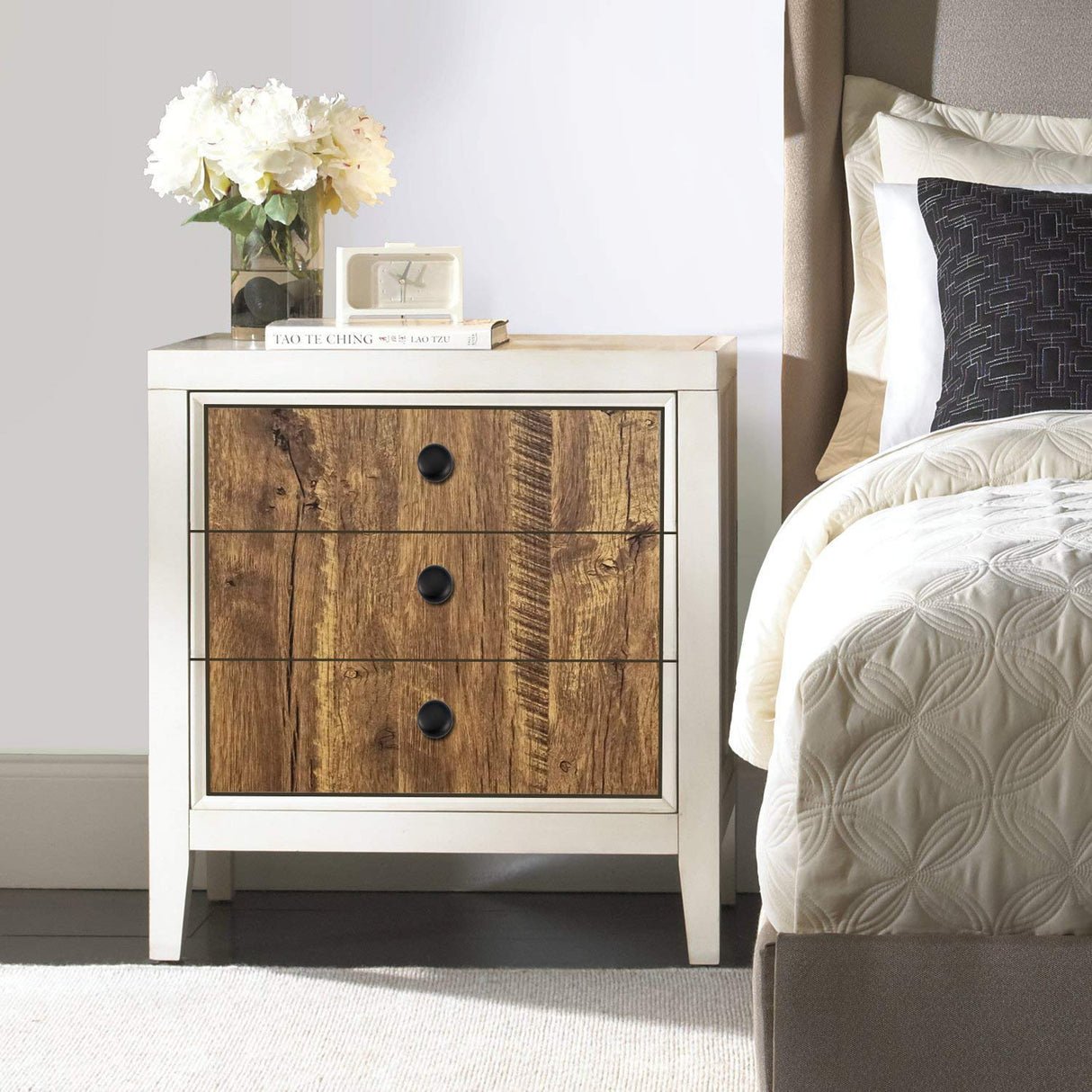 Contact Paper Wood Wallpaper Distressed Wood Grain Contact Paper Rustic Wood Peel and Stick Wallpaper Waterproof Self Adhesive Wallpaper Removable Wood Look Wallpaper Roll Brown 78.7Inx17.7In EeeComing