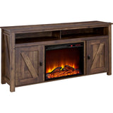 Ameriwood Home Farmington Electric Fireplace Console for TVs up to 60", Rustic Ameriwood Home