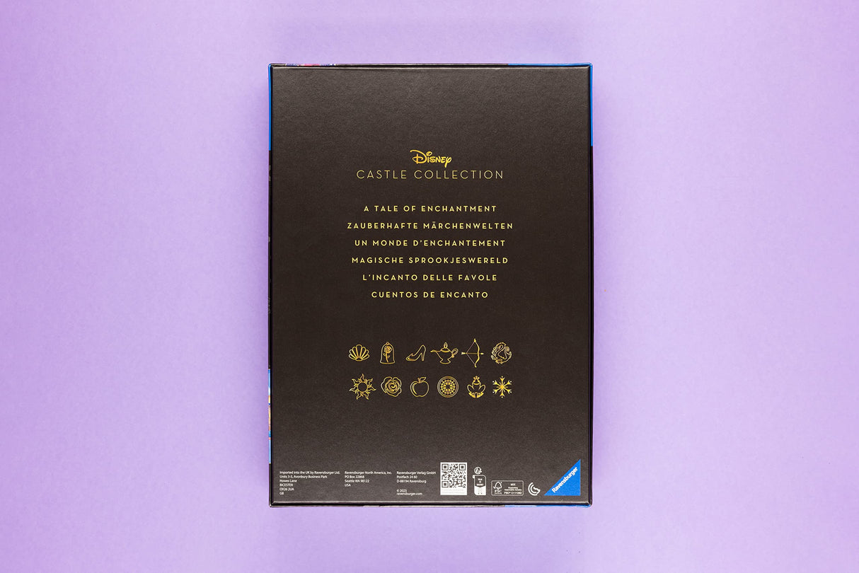 Ravensburger Disney Castle Collection - Belle's Enchanted Castle 1000 Piece Jigsaw Puzzle for Adults & Kids | Unique, Softclick Interlocking Pieces | Vibrant, Matte Finish Artwork | FSC Certified Ravensburger