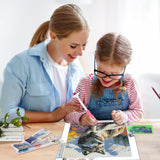 SENQAO Wolf Diamond Art Kits for Adults, Full Drill Diamond Dots Paintings for Beginners, Round 5D Paint with Diamonds Pictures Gem Art Painting Kits DIY Crafts Kits 30x40cm SENQAO