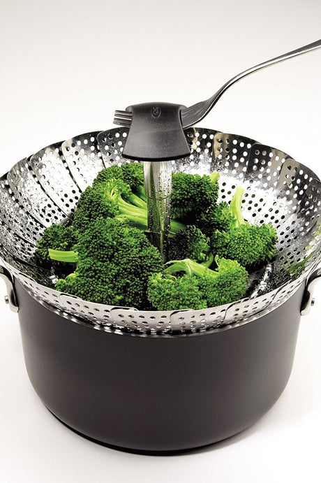 OXO Good Grips Stainless Steel Steamer With Extendable Handle OXO
