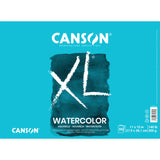 Canson XL Series Watercolor Pad, Heavyweight White Paper, Foldover Binding, 30 Sheets, 11x15 inch Canson