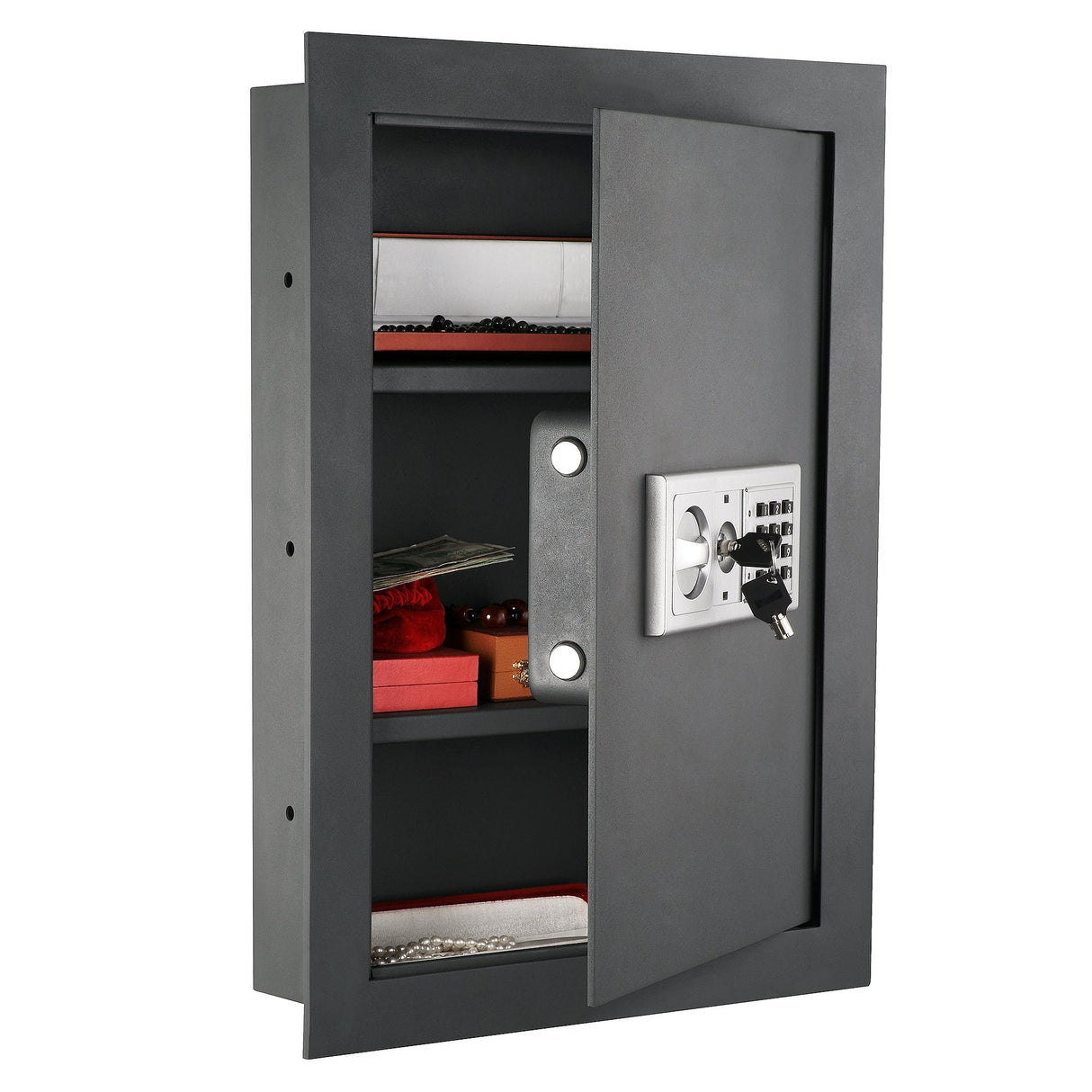 Paragon Lock & Safe - 7725 Superior Wall Safe 7725 Flat Electronic Wall Safe For Jewelry Security - Paragon Lock & Safe