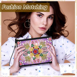 Silkfly 6 Pcs Diamond Painting Purses Clutch DIY Diamond Handbag PU Leather Painting Bags 5d Handmade Wristlet Wallet with Strap and Zipper for Women Gift(Mandala Style) Silkfly