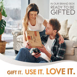 TESLYAR Wood Phone Docking Station for Men - Desktop or Nightstand Organizer - Birthday gifts for Men or Dad - Anniversary Idea from Wife - Key Holders, for Wallet, Watch & Essentials (Chestnut Brown) TESLYAR