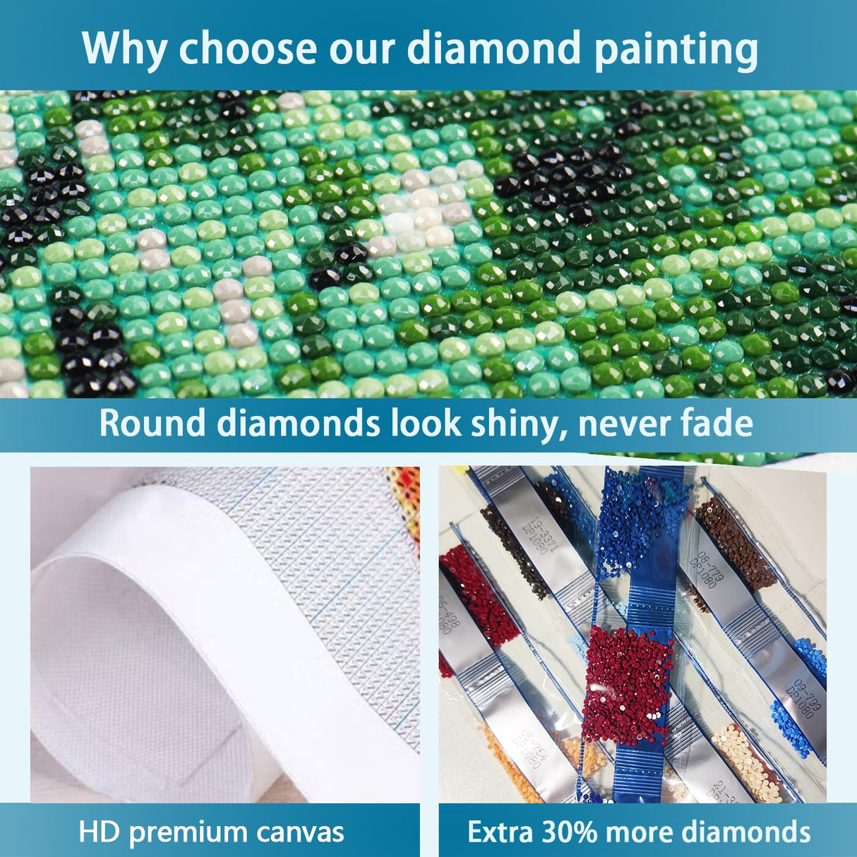 YQFCZDQ Winter Christmas Diamond Art Kits for Adults,DIY Cute Deer 5D Diamond Painting Kits Round Diamond Dots for Beginners,Full Drill Paint with Diamonds Pictures Gem Art Home Decor 13.78 x 13.78 In YQFCZDQ