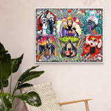 JYLMOOD Paint by Number for Adult Kits, DIY Cartoon Acrylic Oil Painting Kits for Adults Kids Beginners for Home Wall Decor Gifts 16x20 Inch (No Frame) JYLMOOD