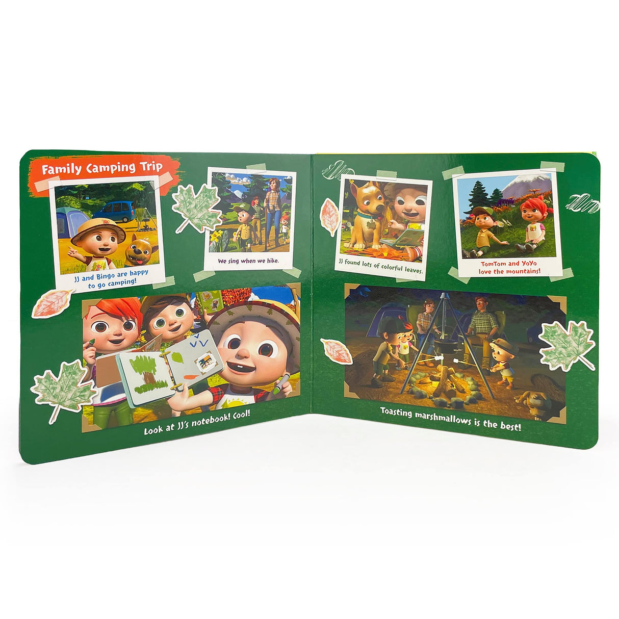 CoComelon Board Book and 12 Large Piece Jigsaw Puzzle for Preschoolers and Toddlers Ages 2+ ; JJ's Family Adventures: (Read, Play & Learn) Cottage Door Press