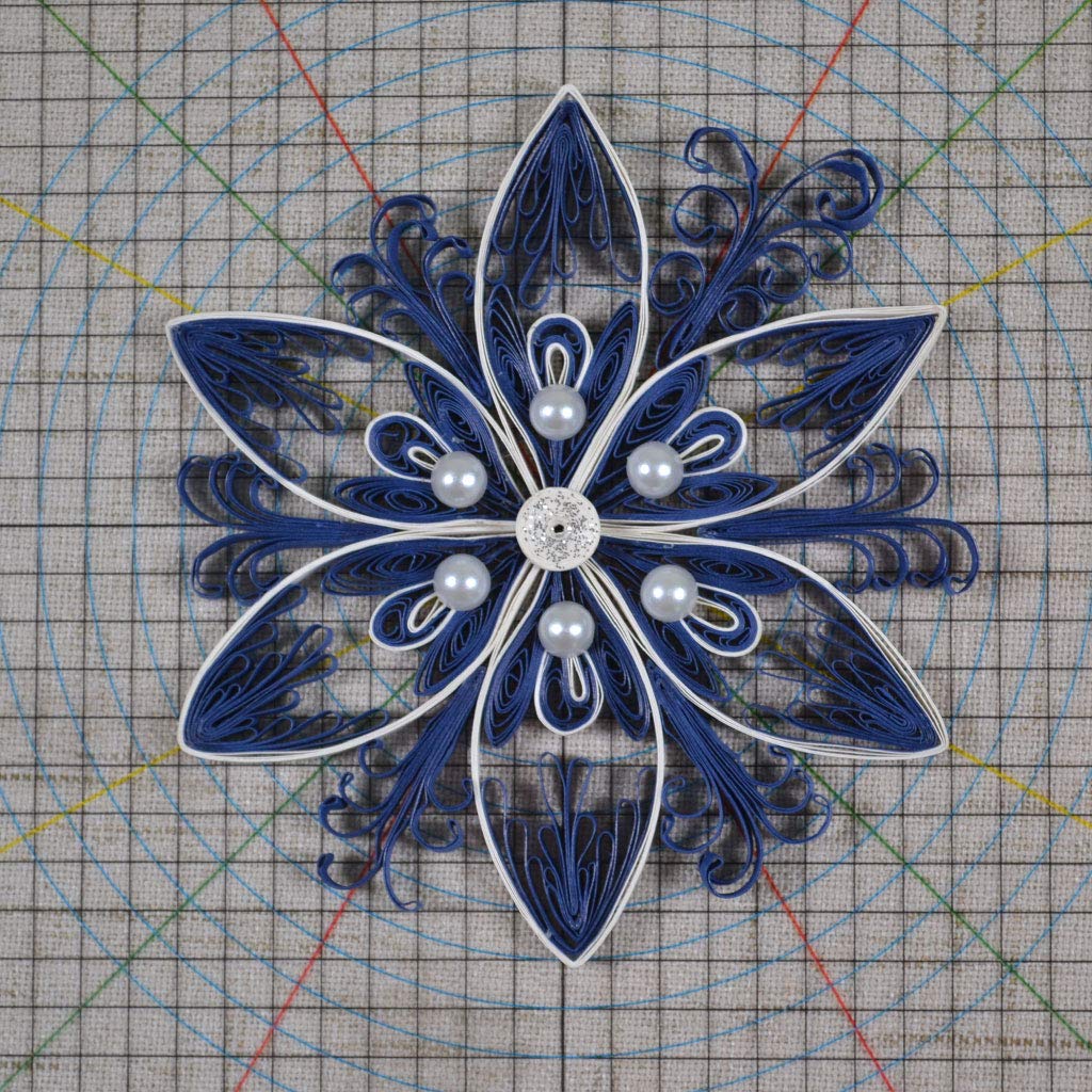 JUYA Quilling Paper and Tools Classic Set QK10 (Blue, Have Glue) JUYA