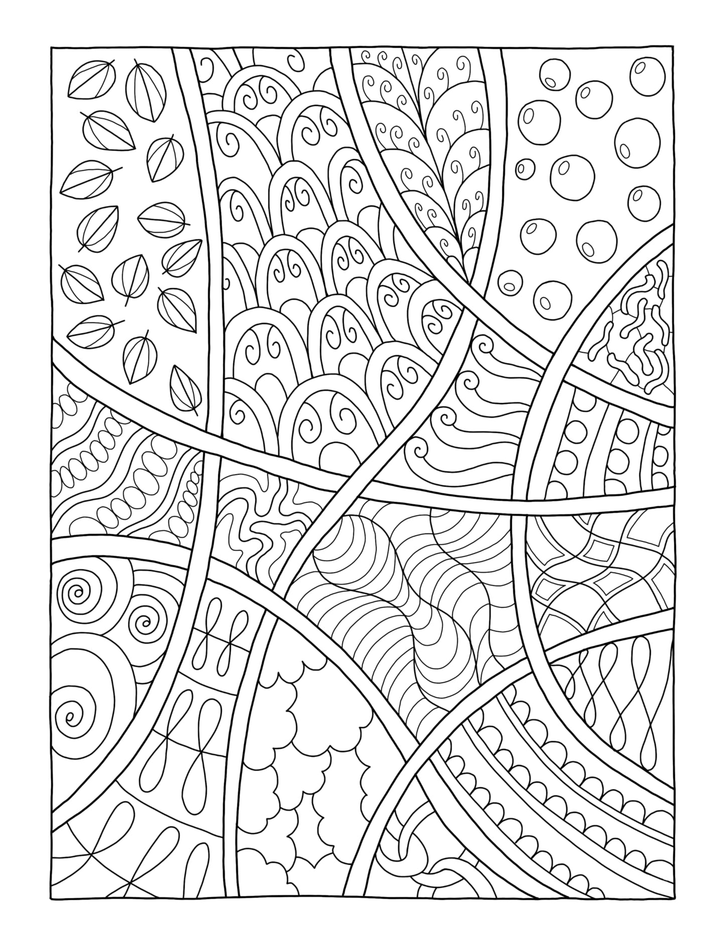 Mindfulness Patterns: Coloring Book with Creative Pattern Designs for Stress Relief and Relaxation