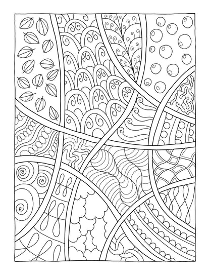 Mindfulness Patterns: Coloring Book with Creative Pattern Designs for Stress Relief and Relaxation