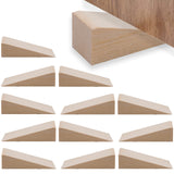 Wooden Door Stopper Non-Slip Door Stops Wooden Wedges Wood Door Stop Door Wedge for Bottom of Door Stopper Wedge Triangle Wood Block for Home Bedroom Office Living Room 3.9 * 1.2 * 1.2in (8pcs) Cuyacili