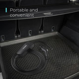 Lectron Level 1 / Level 2 EV Charger (12 Amp / 40 Amp) with Dual Charging Plugs (NEMA 5-15 & 14-50) - Portable Electric Car Charger Compatible with All J1772 EVs (Black) Lectron