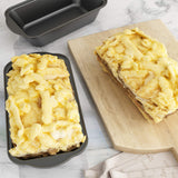 Tiawudi 3 Pack Nonstick Carbon Steel Baking Bread Pan, Large Loaf Pan, 9 1/2" x 5" Tiawudi