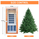 Sauna Mini 1 Person Low EMF Infrared Home Sauna,Hemlock Wood 5 Heating Panels Dry Indoor Sauna,1200W/110V Far Infrared Sauna With Led Reading Lamp,Bluetooth Speakers,Oxygen bar,Digital Controller Prahalum