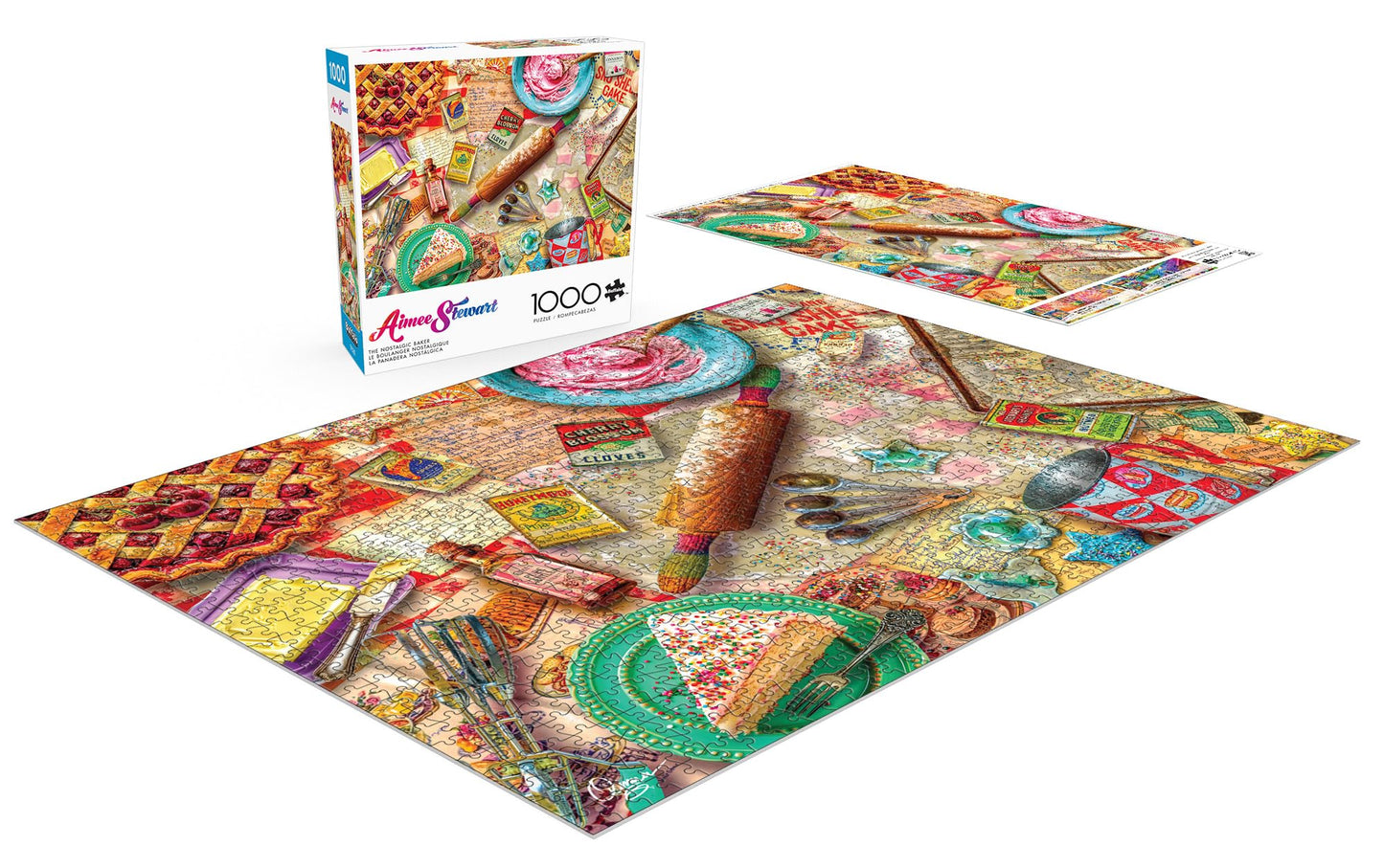 Buffalo Games - Aimee Stewart - The Nostalgic Baker (2024) - 1000 Piece Jigsaw Puzzle for Adults -Challenging Puzzle Perfect for Game Nights - Finished Size is 26.75 x 19.75