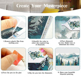 JOOZ Mountain Diamond Painting Kits for Adults 5D Large Landscape Diamond Art Kits for Adults Full Drill Forest Diamond Art Painting Kits Gem Art Kits for Wall Decor 27.5x15.7Inch JOOZ