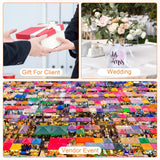 Cosblank 24 Pcs Sublimation Drawstring Bags Blanks 5" x 7" Sublimation Gift Bags Satin Bags Reusable Jewelry Bags Pouches for Goodies Wedding Favor Bags for Baby Shower Birthday DIY (White) Cosblank