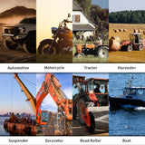 UTOOL Grease Gun, 8000 PSI Heavy Duty Pistol Grip Grease Gun Kit with 14 oz Capacity, 18 Inch Resin Flex Hose, 2 Basic Coupler, 2 Extension Rigid Pipe and 1 Sharp Type Nozzle UTOOL