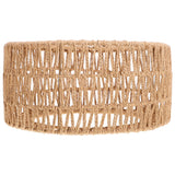 BESTOYARD Rattan Lamp Shade E27 Wicker Woven Pendant Lampshade Chandelier Light Cover Wall Lamp Bulb Cage Guard Rustic Hanging Light Fixture Spider Fitter 30x15cm BESTOYARD