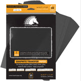 MyArtscape Graphite Transfer Paper, 20 Black Sheets - Wax Free - Erasable - Smudge-Free - Ideal for Drawing, Tracing and Watercolor Transfer - Premium Arts and Crafts Supplies MyArtscape