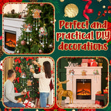 Jetec 3 Pcs Christmas Diamond Art Kits Painting Suncatcher Wind Chime Double Sided Crystal Hanging Ornaments for DIY Crafts Window Home Garden Decor(Snowman, Gingerbread Man, Santa) Jetec