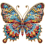 Stalente Diamond Painting Kits for Adults, 5D Special Shape Diamond Art Kits for Beginners, Crystal Rhinestones Diamond Painting for Home Wall Decoration Gift 12×12inch, Butterfly Stalente