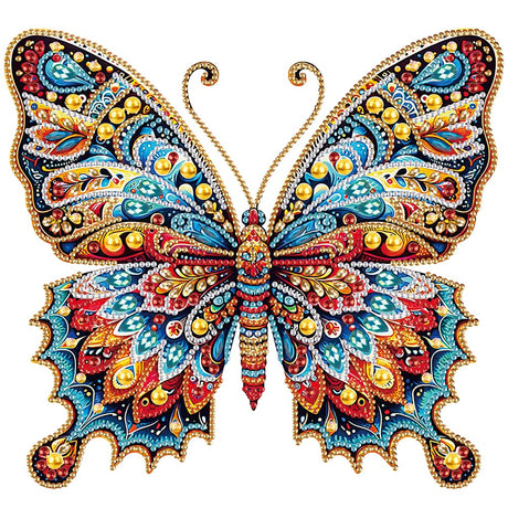 Stalente Diamond Painting Kits for Adults, 5D Special Shape Diamond Art Kits for Beginners, Crystal Rhinestones Diamond Painting for Home Wall Decoration Gift 12×12inch, Butterfly Stalente