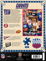MasterPieces Game Day 500 Piece Jigsaw Puzzle for Adults - NFL New York Giants Locker Room - 15"x21" Masterpieces