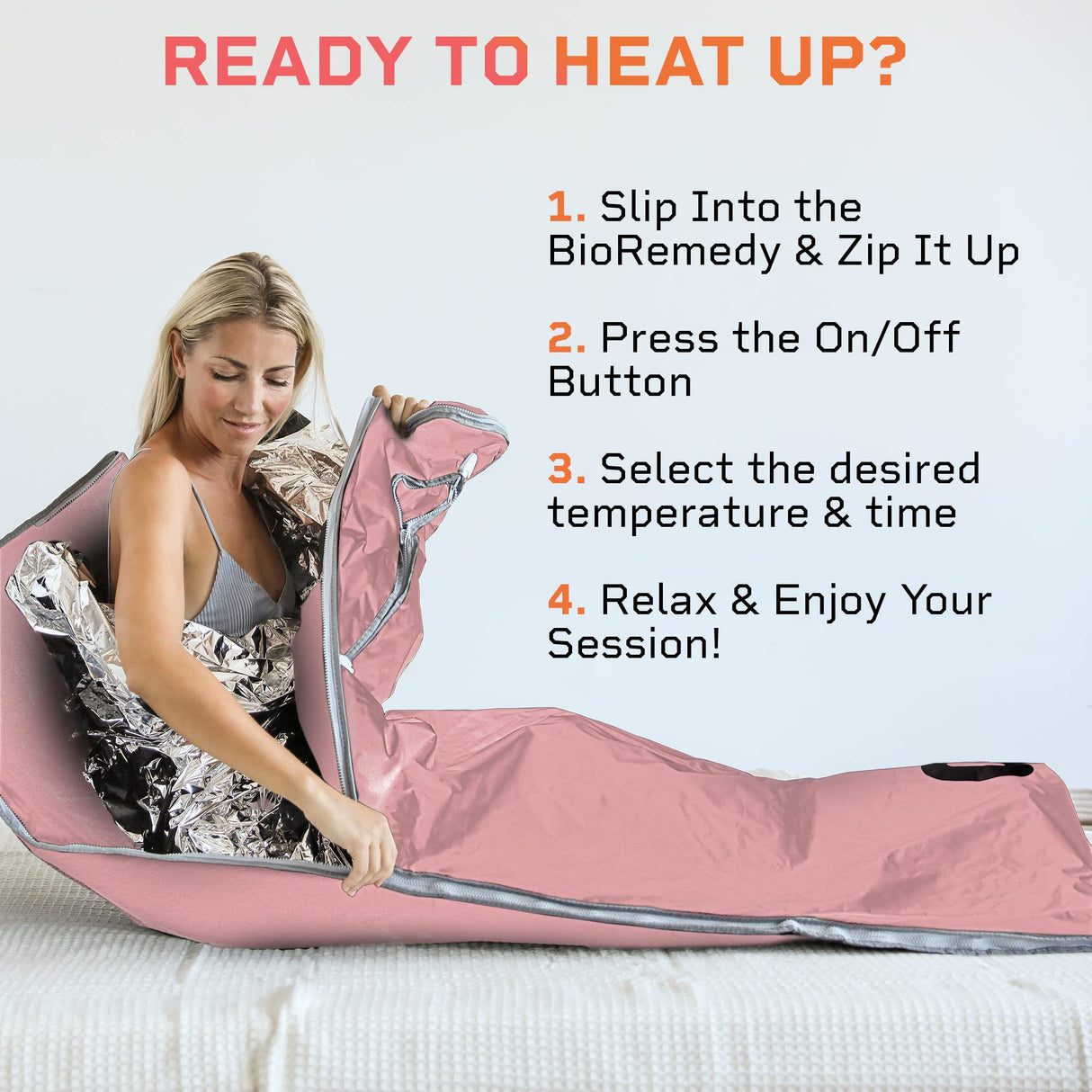 LifePro Bioremedy Sauna Blanket for Detoxification - Portable Far Infrared Sauna for Home Detox Calm Your Body and Mind LifePro