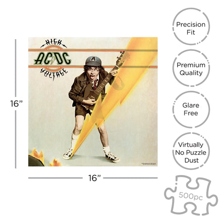 AC/DC High Voltage (500 Piece Jigsaw Puzzle) RockSaws
