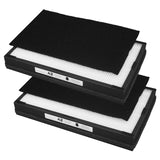 Replacement HEPA A2 Size Filter, Compatible with Filtrete Room Air Purifier Devices FAP-C02-A2, FAP-C03-A2, FAP-T03-A2, Part #1150101, 2 Pack LHARI