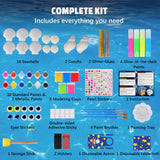 EPUMP Shell Painting Kit for Kids - Glow in The Dark Arts and Crafts for Boys Girls Ages 6-12, Kids Crafts 8-12, Art Supplies, Creative Arts and Crafts Toys Christmas Birthday Party Gifts EPUMP