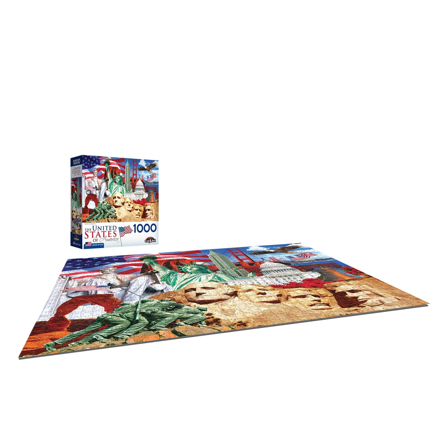 RoseArt - USA - Home of The Free - 1000 Piece Jigsaw Puzzle for Adults