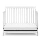 Storkcraft Tuscany 4-in-1 Convertible Crib (White) - Easily Converts to Toddler Bed, Day Bed or Full Bed, 3 Position Adjustable Height Mattress (Mattress Not Included) Stork Craft