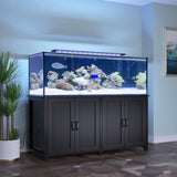 GDLF 100-150 Gallon Fish Tank Stand, 120 Gallon Tank Stand with 60"*24" Tabletop Fits 100/120/150 Gallon Aquariums,2200LBS Capacity Heavy Duty (Stand Only) GDLF