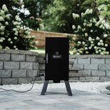 Masterbuilt® 30-inch Electric Vertical BBQ Smoker with Analog Temperature Control, Chrome Smoking Racks and 535 Cooking Square Inches in Black, Model MB20070210 Masterbuilt