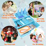 JoyPlus Quilling Kits for Beginners with Manual, 24 Tools & Supplies with Durable Storage Box, Updated Paper Crimper Tool, Premium Husking Board & Electronic Pen Blue JoyPlus