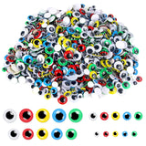 UPINS 1000 Pcs Self Adhesive Googly Wiggle Eyes for DIY, Multi Colors and Sizes Craft Sticker Eyes UPINS