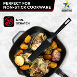 Mueller EuroPhoria Series Spatula, Heat Resistant Nylon Kitchen Turner, Cooking Utensils for Flipping Pancakes, Eggs, Burgers, Crepes and More, Perfect for Nonstick Cookware, Black MÜELLERHOME