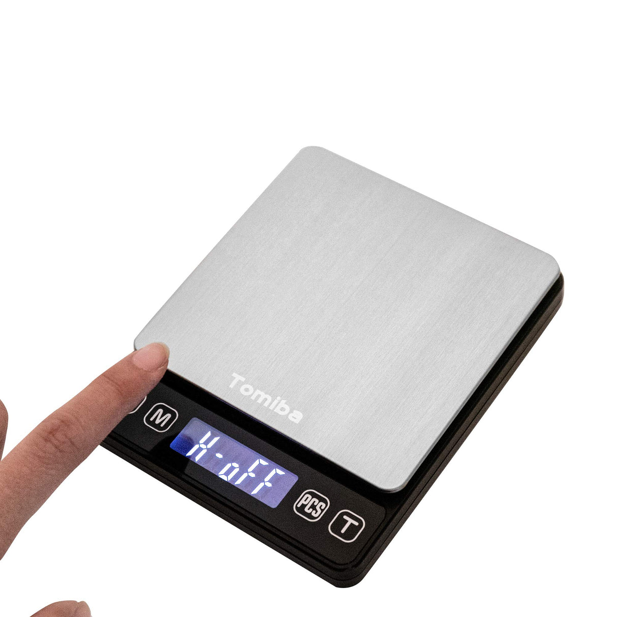 Precision Scale with Hold Function - Tomiba 3000g 0.01oz/0.1g Small Cooking Mini Food Scale Portable Electronic Jewelry Scale Batteries Included Tomiba